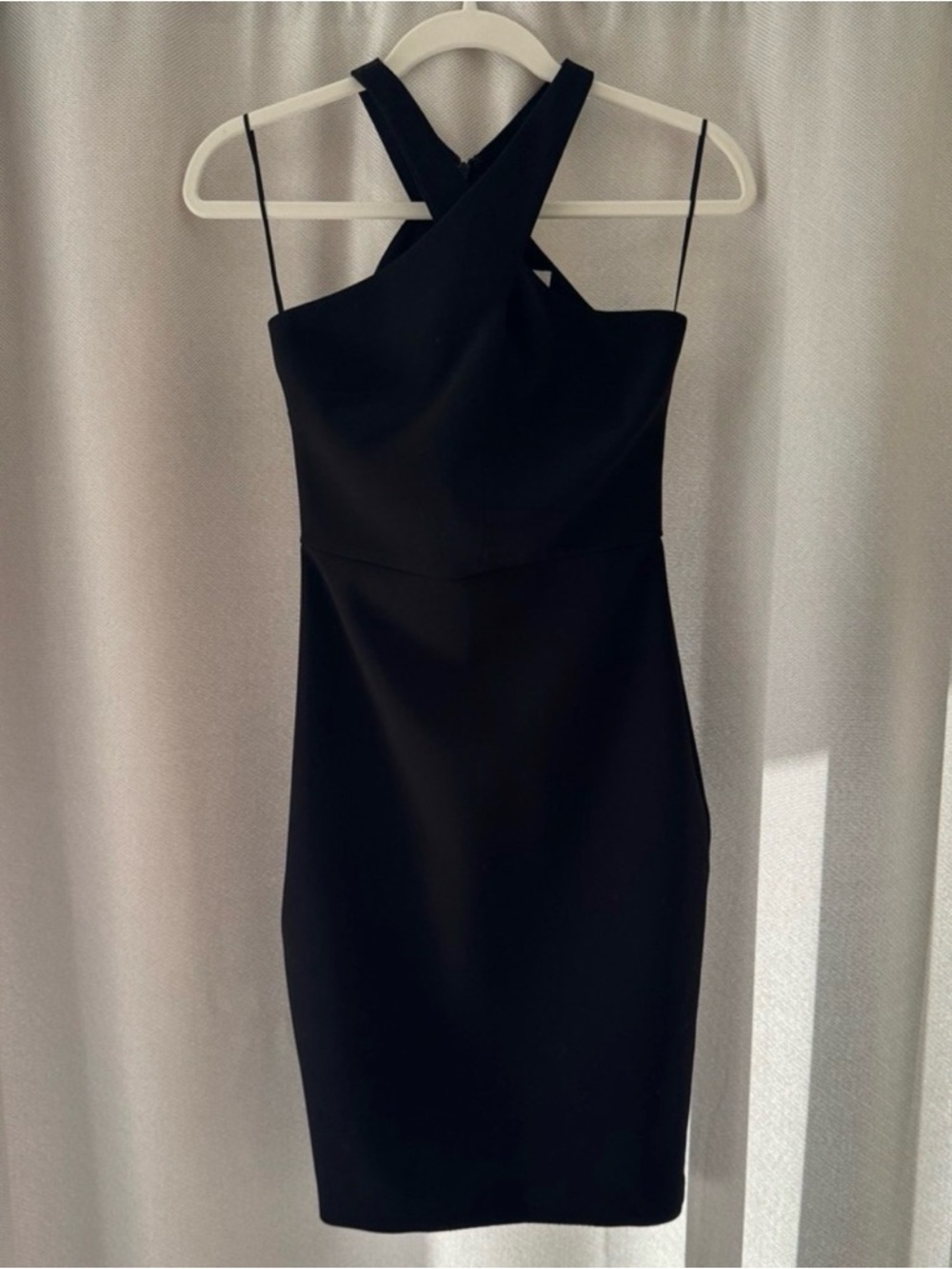 Likely Carolyn Black Bodycon Dress Size 0 Elegant Cocktail LBD - Picture 3 of 7